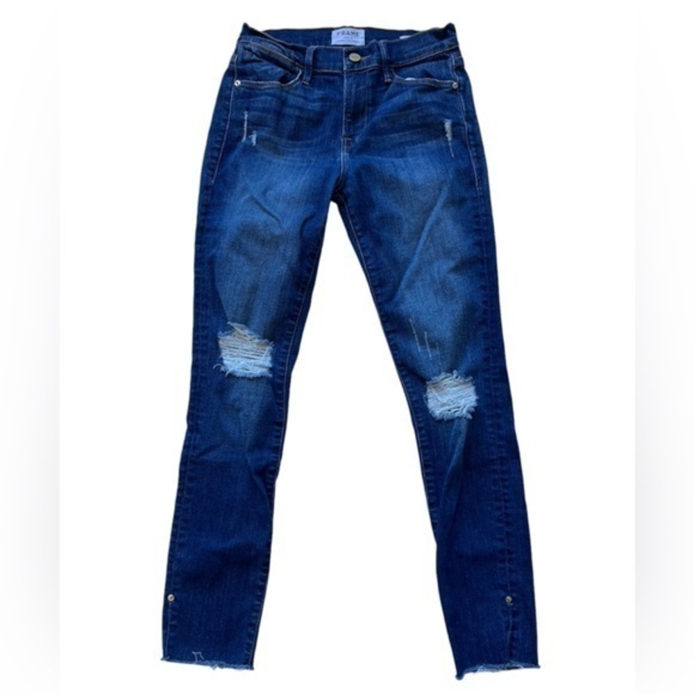 FRAME Le high skinny jeans